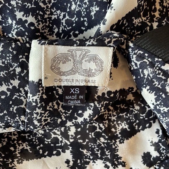 Black/white patterned mini dress from Urban Outfitters. - Picture 3 of 3